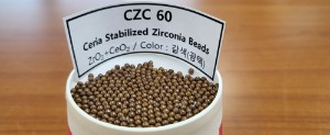 ●CZC / Ceria Stabilized Zirconia Beads - (Dia 1.0mm ~ 1.7mm)